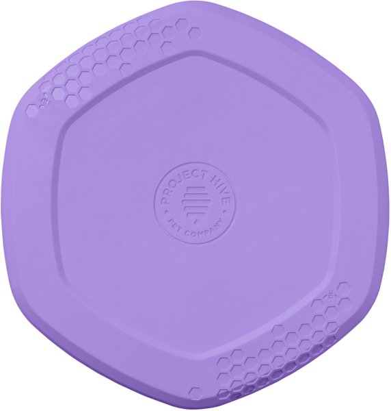 Project Hive Pet Company Hive Calming Lavender Scented Disc and Lick Mat Dog Toy， Purple