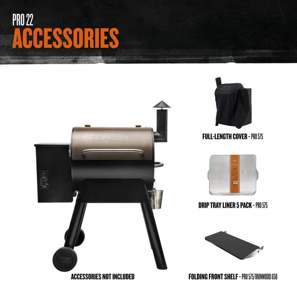 Traeger Pro Series 22 Pellet Grill in Bronze