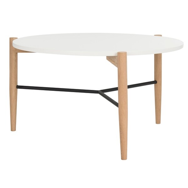 SAFAVIEH Mid-Century Thyme Round Coffee Table - 35.4