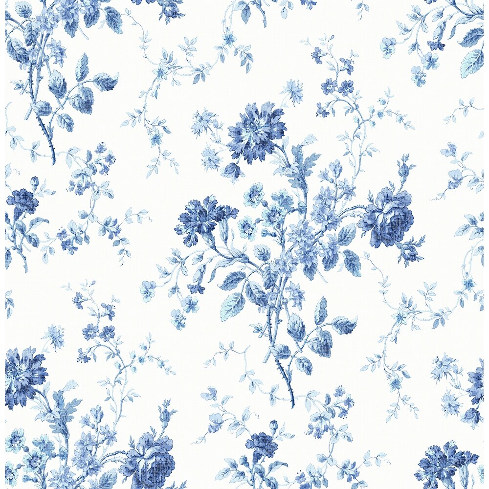 Seabrook Designs Flower Bunch Unpasted Wallpaper