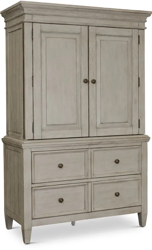 Heartland Antique White Armoire