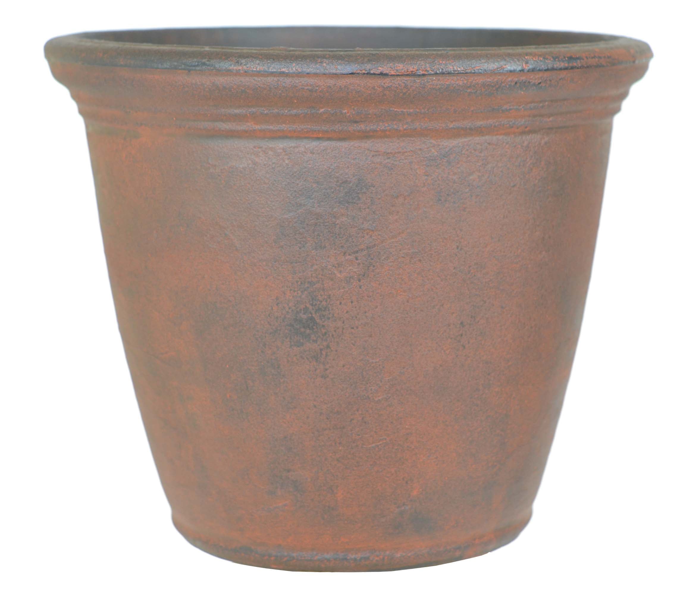 Better Homes & Gardens 16in Pixie Resin Planter, Rust