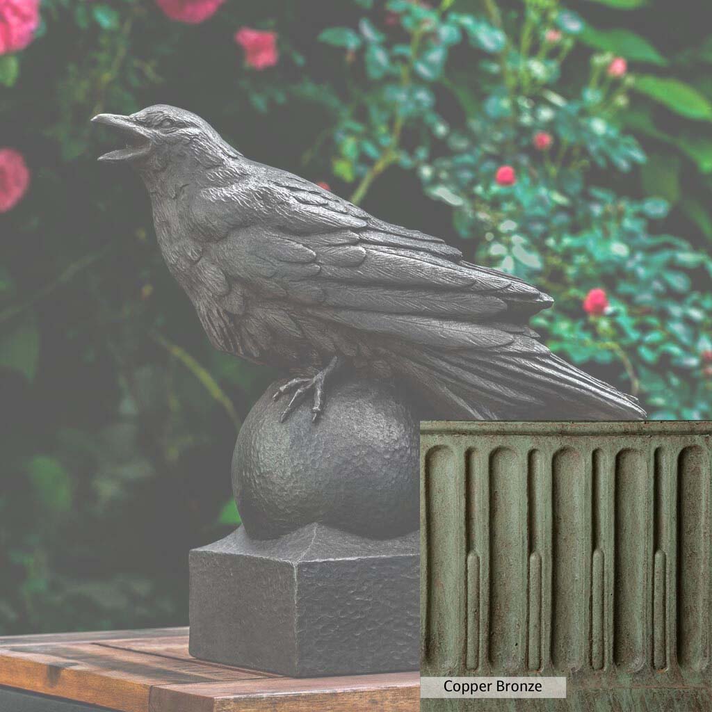 Campania International Corvus Statue