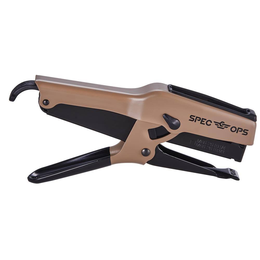 SPEC OPS Elite Duty Packaging Plier Stapler 716 in. Crown 14 in.-38 in. Leg Length Staples M66E