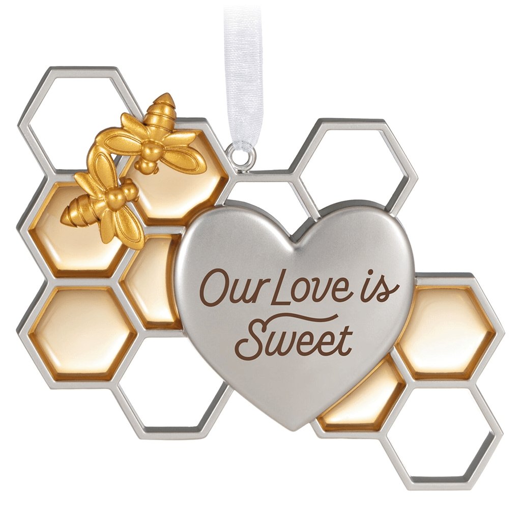 Hallmark  Our Love is Sweet Metal Ornament