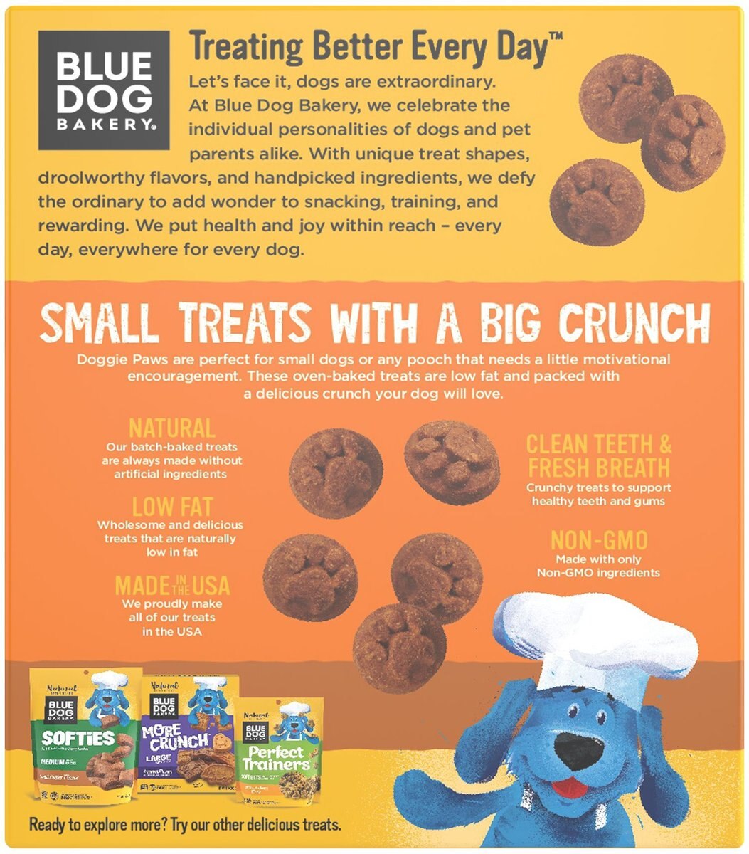 Blue Dog Bakery Doggie Paws Peanut Butter Dog Treats