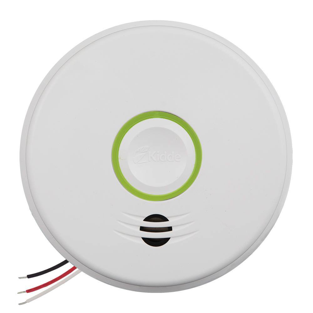 Kidde 10 Year Worry-Free Hardwired Combination Smoke and Carbon Monoxide Detector with Wire-Free Voice Interconnect 21028759