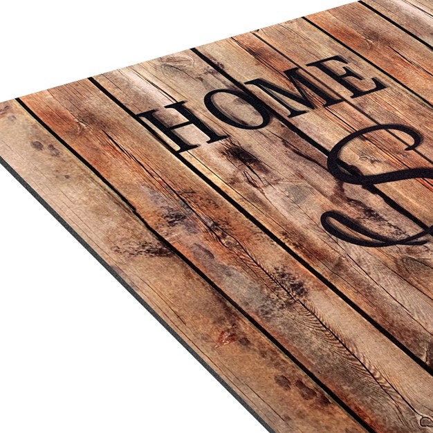 Goodgram Montauk Accents Home Sweet Home Welcome Outdoor Rubber Entrance Mat 18x30 Farmhouse Plank