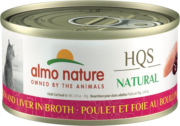 Almo Nature Natural Chicken and Liver in Broth Grain-Free Canned Cat Food