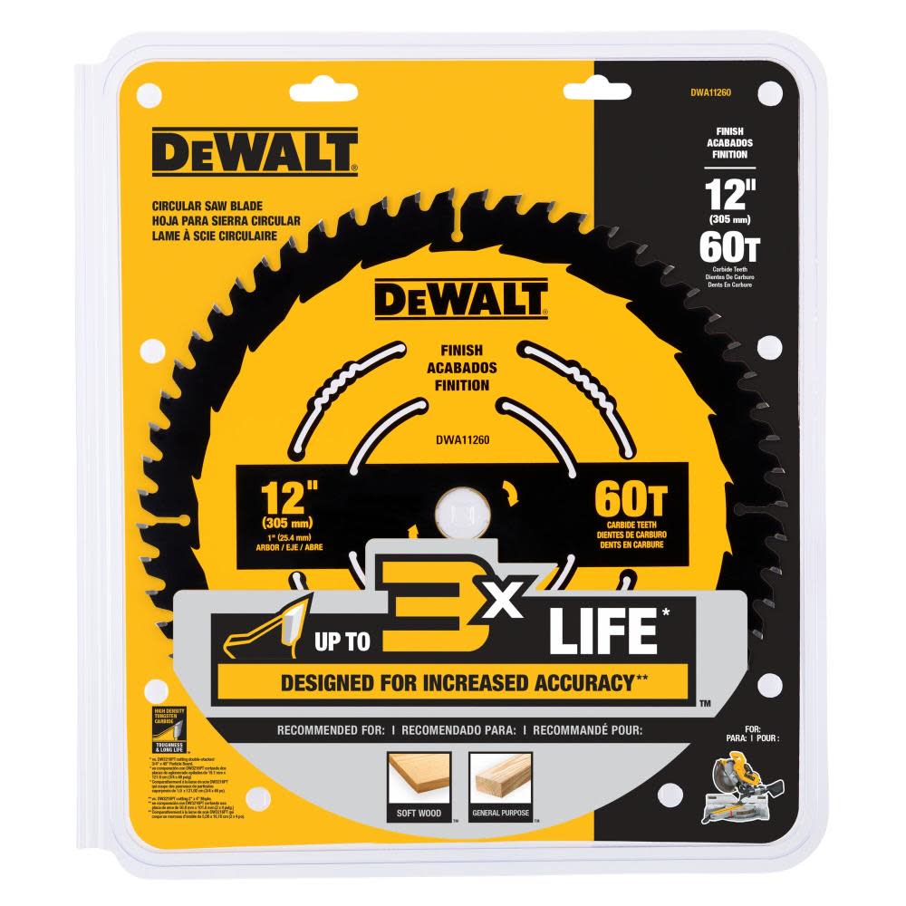 DEWALT Circular Saw Blade 12 60T