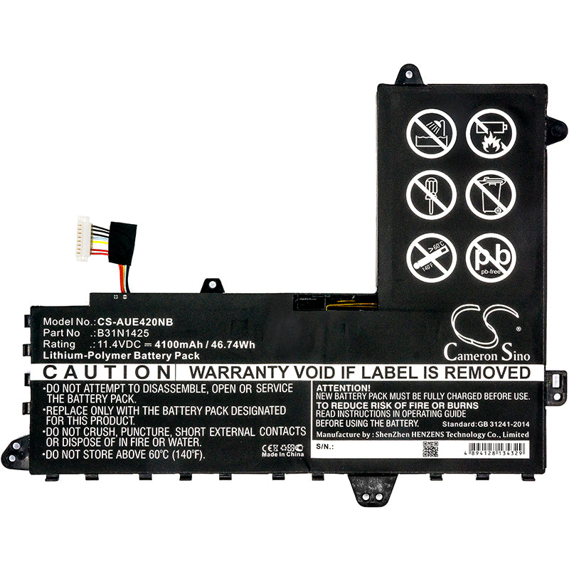 Asus E402MA EeeBook E402MA EeeBook E402MAWX0001H Replacement Battery BatteryClerkcom Laptop and Notebook