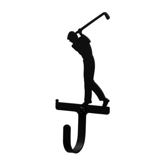 Village Wrought Iron WH 135 S Golfer   Wall Hook S...