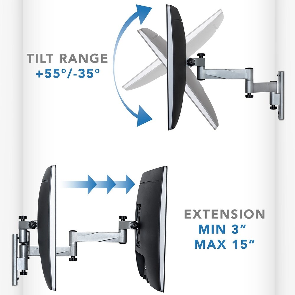 Mount It! Full Motion Lockable RV and Trailer TV Mount  Fits 22\