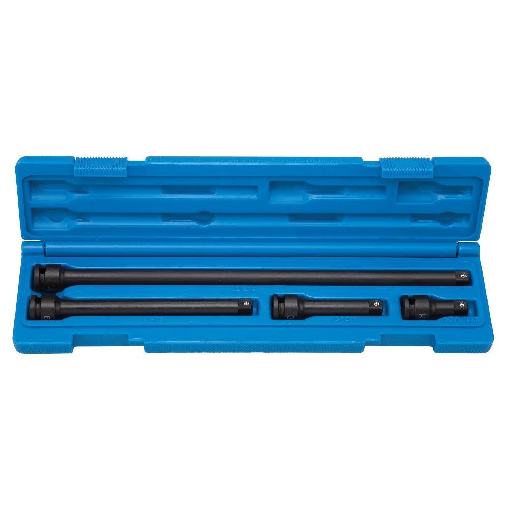 3/8 Drive Standard and Deep Length Friction Ball Extension Set ;