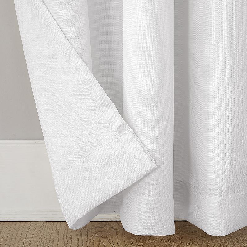 No. 918 1-Panel Montego Casual Textured Grommet Window Curtain