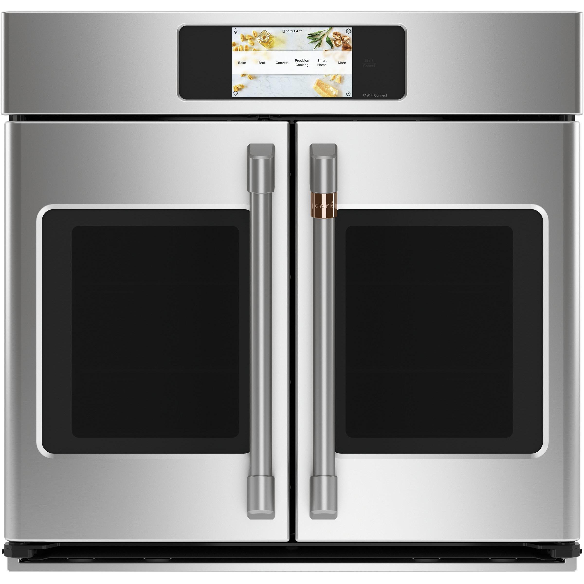 Caf¨¦ 30-inch, 5.0 cu.ft. Built-in Single Wall Oven with True European Convection with Direct Air CTS90FP2NS1