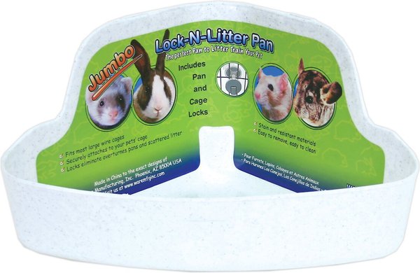 Ware Lock-N-Litter Small Animal Litter Pan， Color Varies