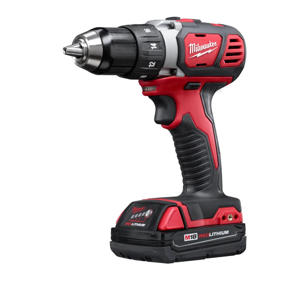 Milwaukee M18 Compact 1/2 In. Drill/Driver Kit 2606-21CT from Milwaukee