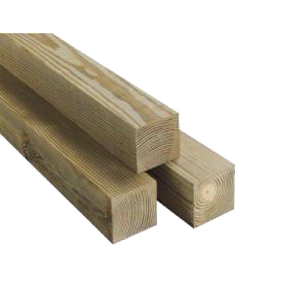 4 in. x 6 in. x 8 ft. #2 Pressure-Treated Timber 259270