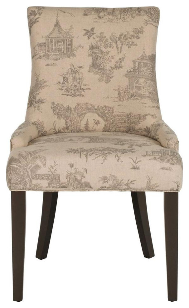 De De 19 quotH Dining Chair  Set of 2  Taupe   Asian   Dining Chairs   by V.S.D Furniture  Houzz