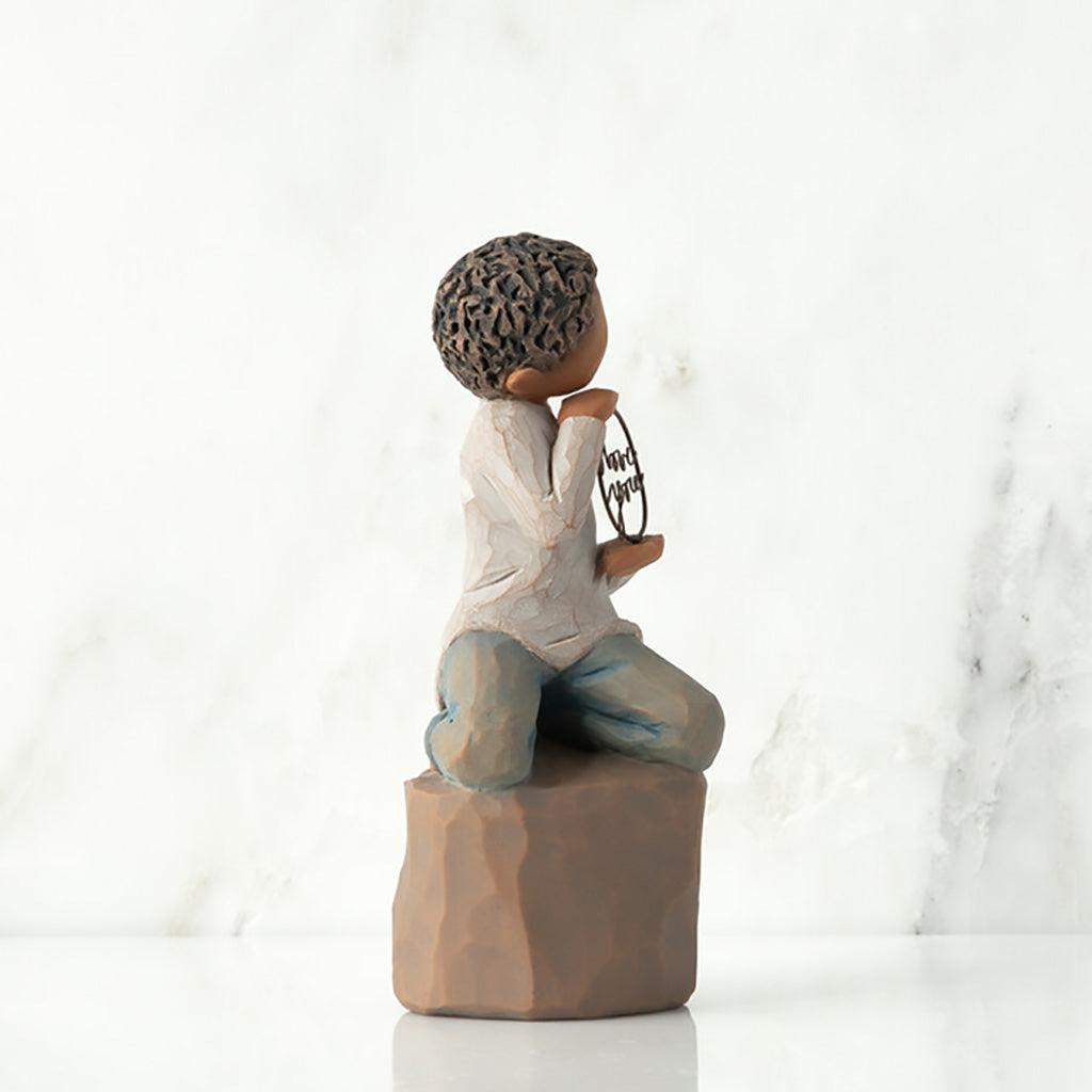 Willow Tree  Love you too (darker skin) Figurine