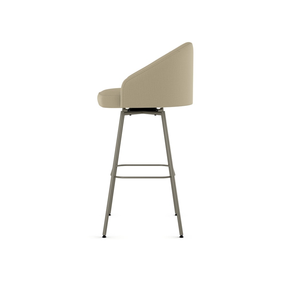 Amisco Nelly Swivel Counter and Bar Stool