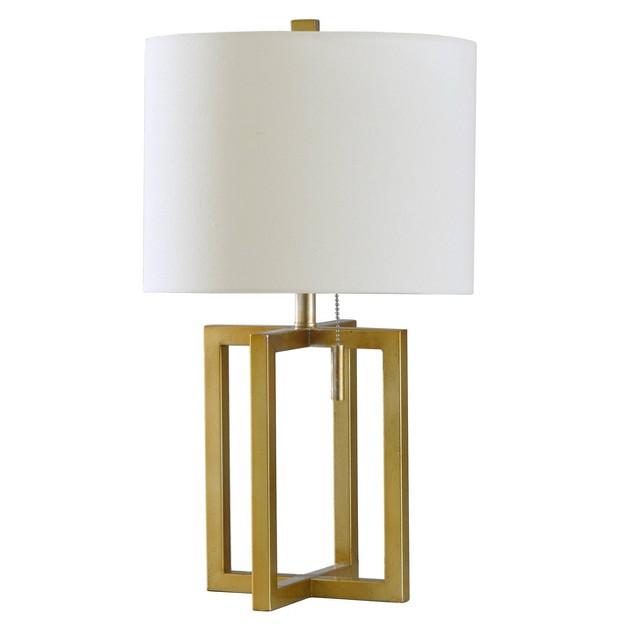 Marilou Table Lamp Gold Brussels Off white Stylecraft