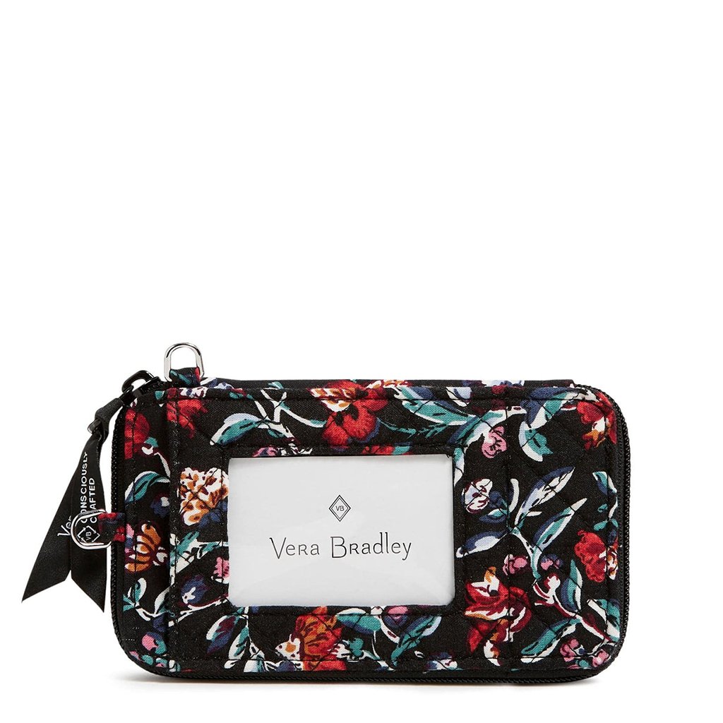 Vera Bradley  RFID Smartphone Wristlet in Perennials Noir