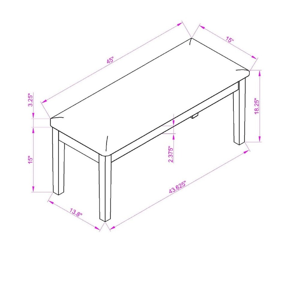 Modern 6 piece dinner set including dining table dining chairs