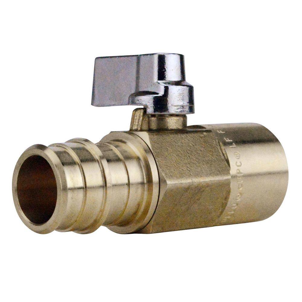 Apollo 34 in. Brass PEX-A Barb x 34 in. Solder Ball Valve EPXV34S