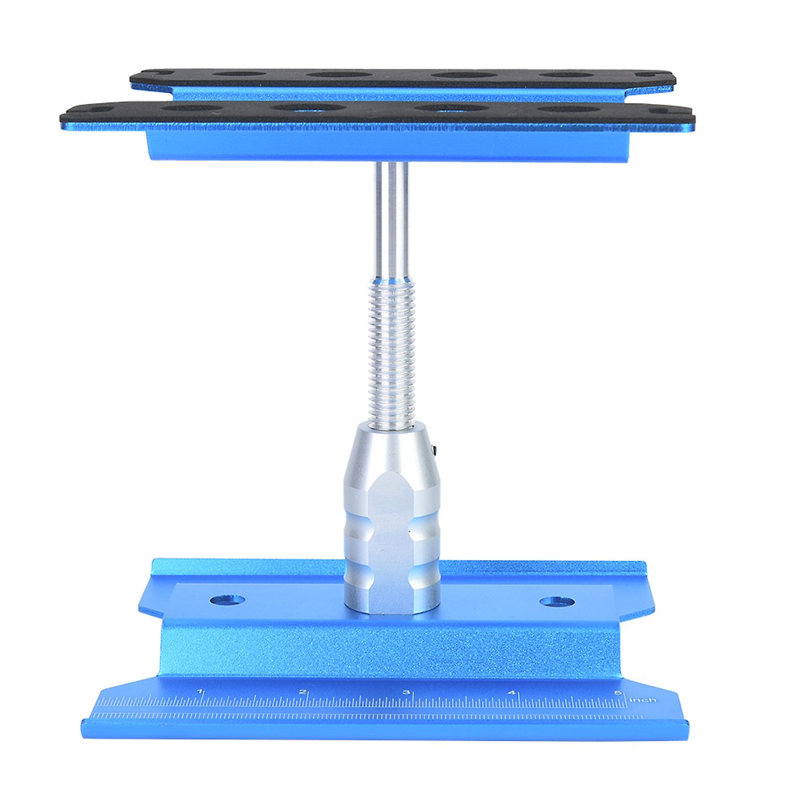 Rotation Repair Station Assembly Platform Work Stand For 1/8 1/10 Rc Model Car (blue)