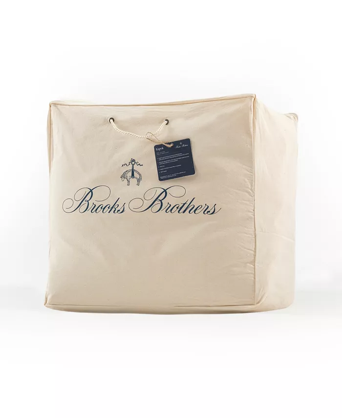 Brooks Brothers Kapok， Cotton Comforter， Queen