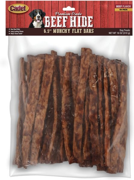 Cadet Gourmet Munchy Strips Beef Hide Dog Treats