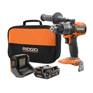 RIDGID 18V Brushless Cordless 12 in. DrillDriver Kit with 2.0 Ah MAX Output Battery and 18V Charger R86114KN