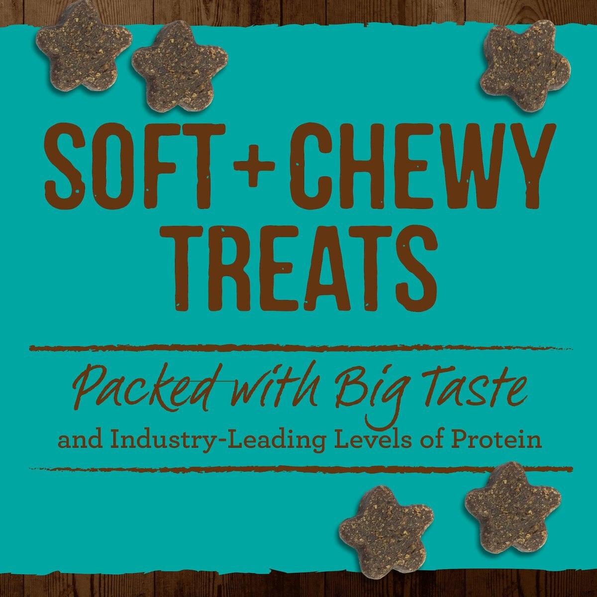 Merrick Power Bites Turducken Recipe Grain-Free Soft and Chewy Dog Treats