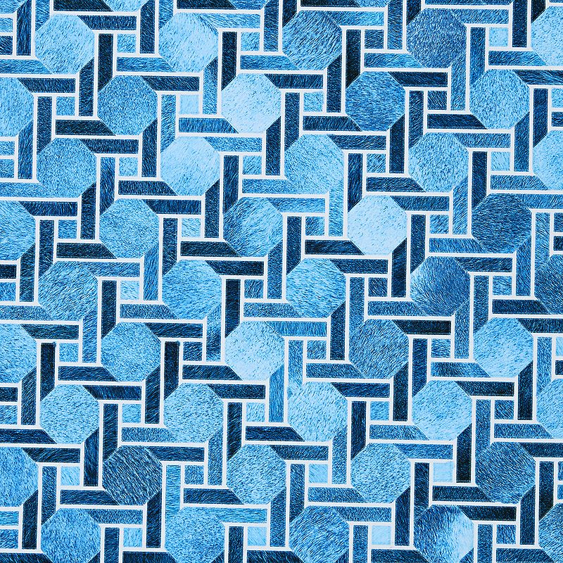 Couristan Prairie Solstice Marine Blue Area Rug