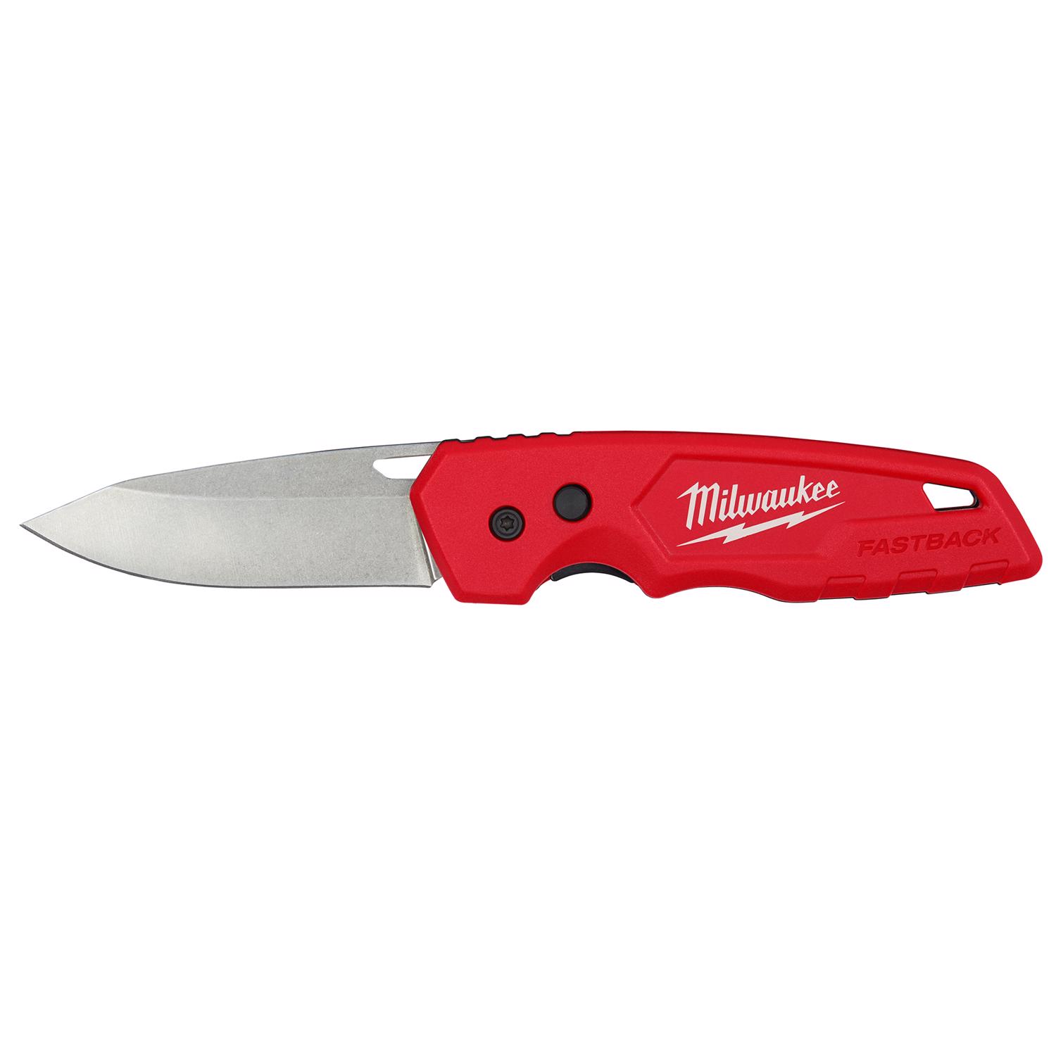 MW Fastback 7.75 in. Press and Flip Folding Pocket Knife Red 1 pc