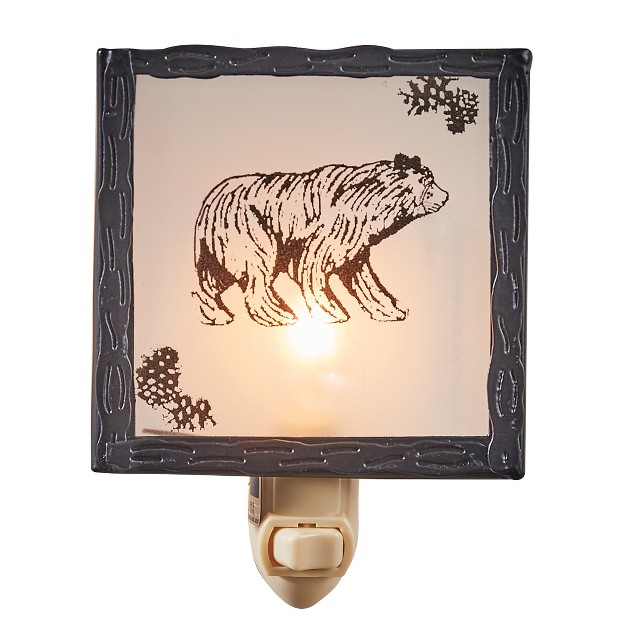 Park Designs Rustic Bear Night Light