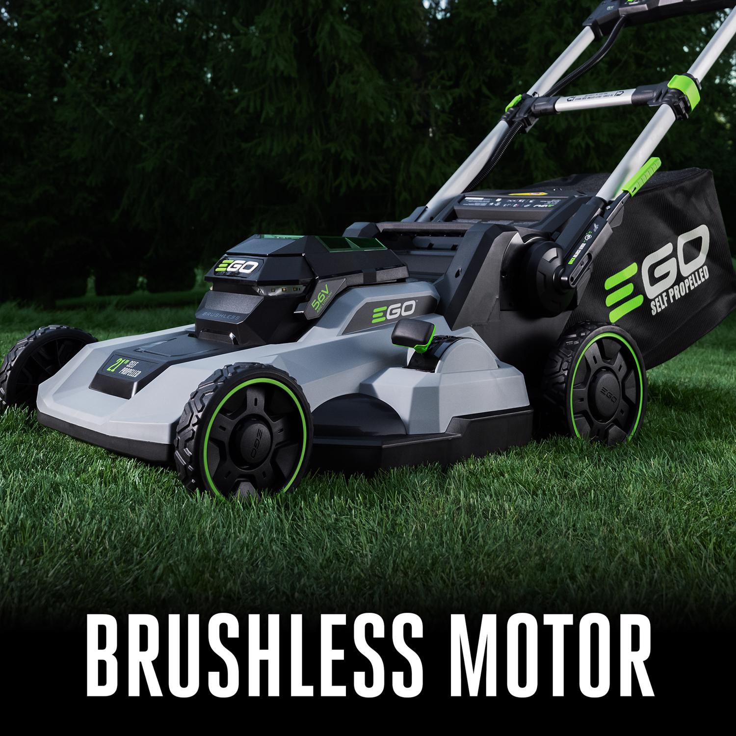 EGO Power+ LM2114SP 21 in. 56 V Battery Self-Propelled Lawn Mower Kit (Battery \u0026 Charger) W/ 6.0 AH BATTERY