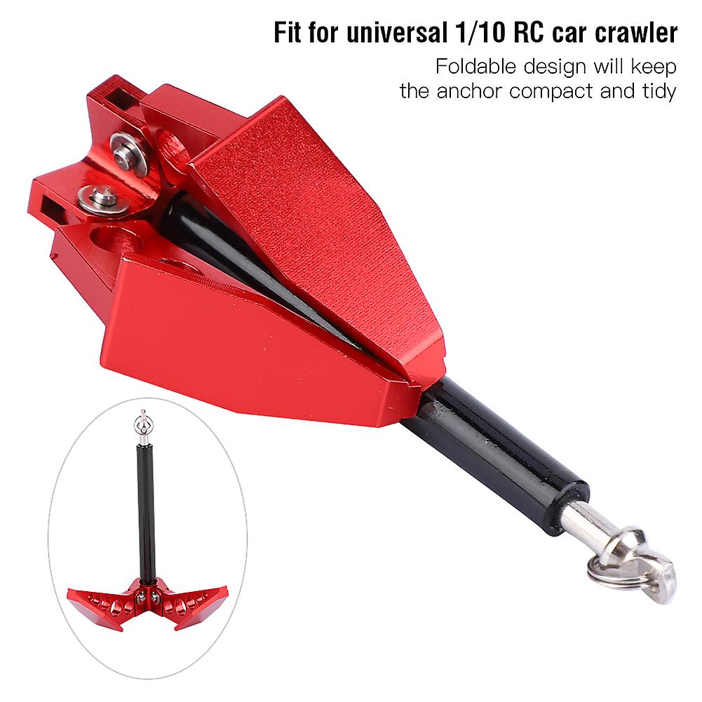 Universal Metal Foldable Heavy Duty Winch Anchor For 1:10 Rc Car Crawler Accessory