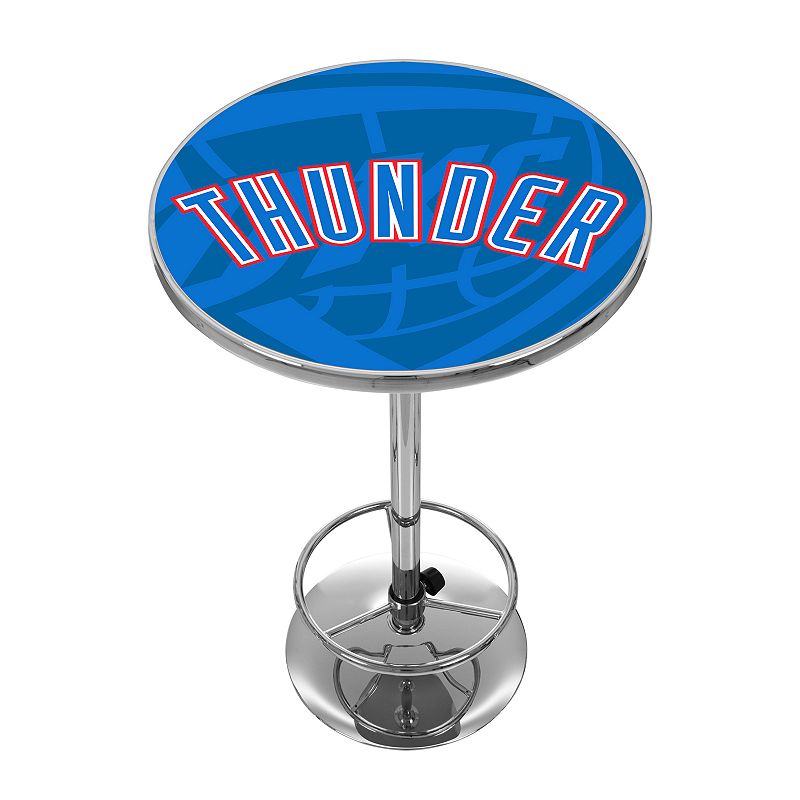 Oklahoma City Thunder Chrome Pub Table