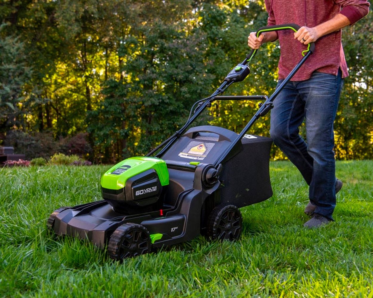 60V 17-Inch Cordless Lawn Mower | Greenworks Pro