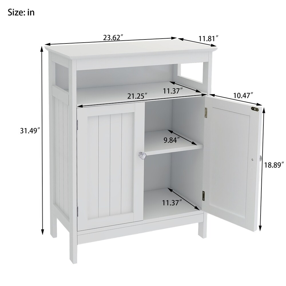 Floor Storage Cabinet  Utility Cupboard Shoe Cabinet