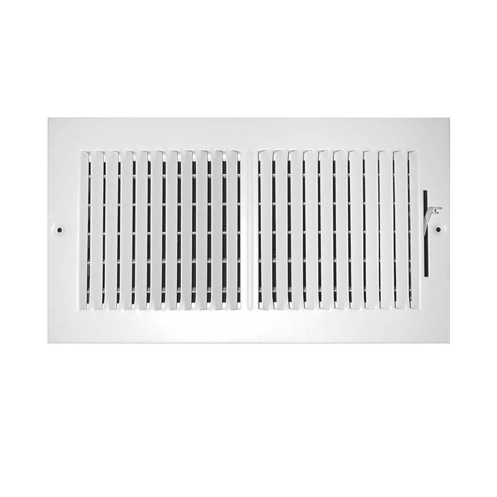 TruAire 6 in. x 4 in. Steel 2 Way WallCeiling Register 102M06X04