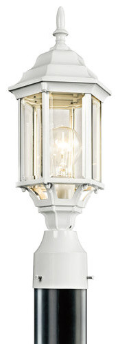 Kichler 49256 Chesapeake 1 Light Outdoor Post Light   Traditional   Post Lights   by Buildcom  Houzz