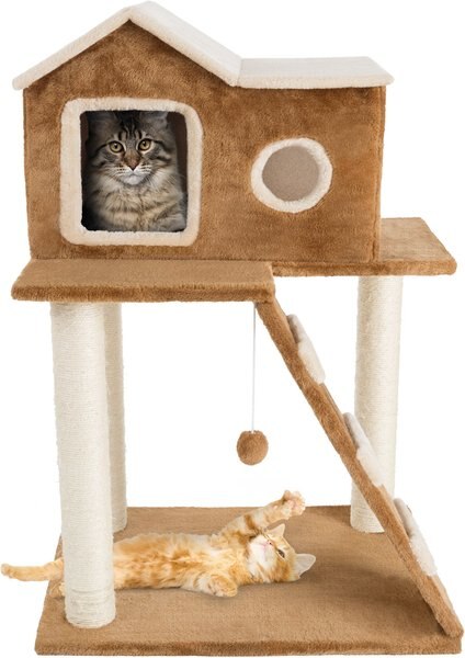 Pet Adobe 3-Tier 34.5-in Sisal Cat Tree