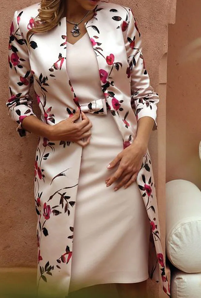 Women's Sheath Dress Knee Length Dress