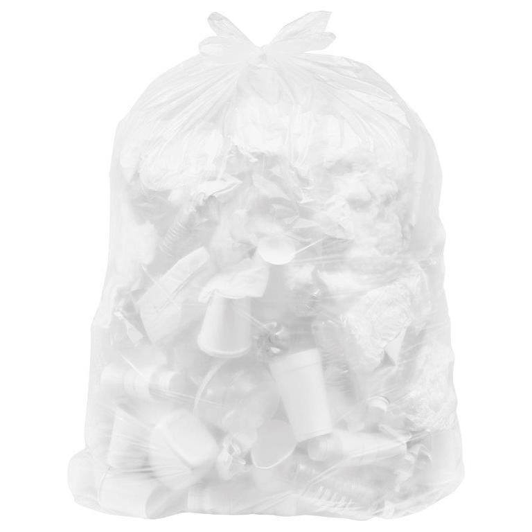 HDX 50 Gal. Clear Extra Large Trash Bags (50 Count) HDX50GC