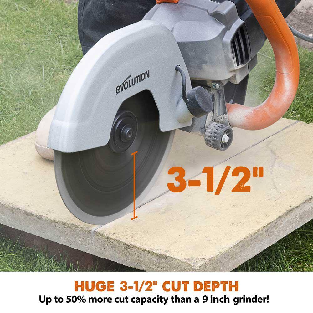 Evolution Power Tools 9 in. Electric Concrete Saw R230DCT