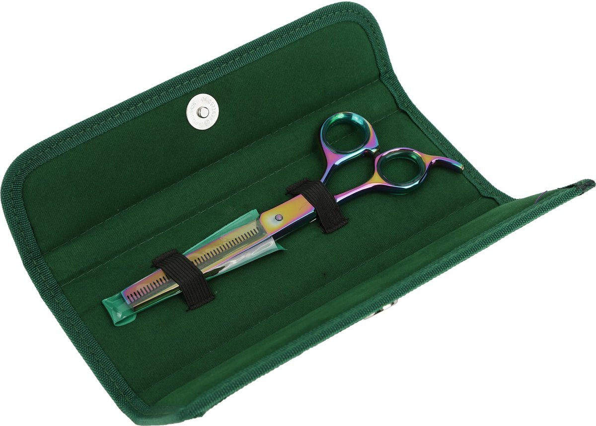 Sharf Gold Touch Thinning Pet Grooming Shear， 6.5-in